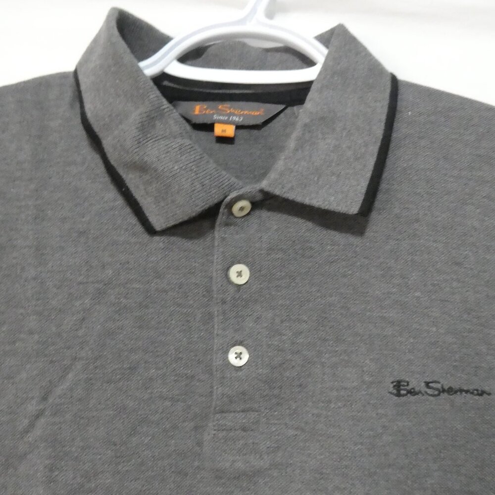 BEN SHERMAN | medium | Classic Grey Polo Shirt